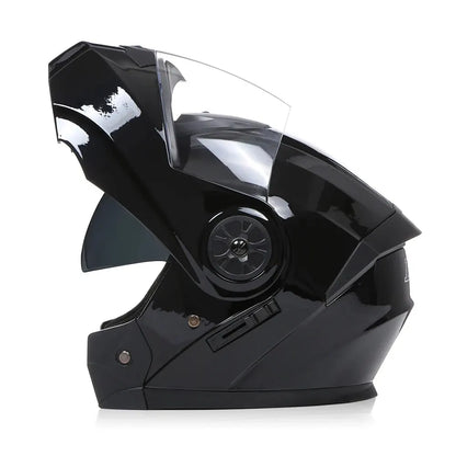 Flip Up Motorcycle Helmet DOT Dual Visor Modular Full Face