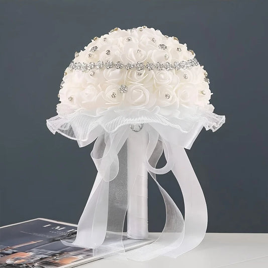 Artificial Wedding Bouquet – Romantic Bridal Flower Arrangement