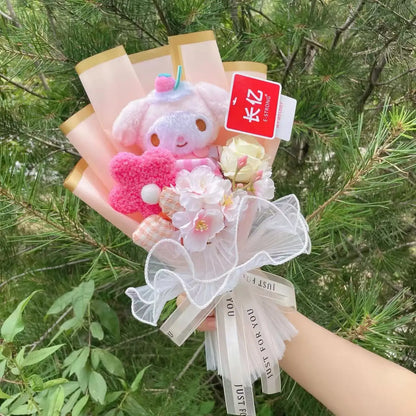 Cartoon Plush Flower Bouquet Graduation & Valentine's Gift