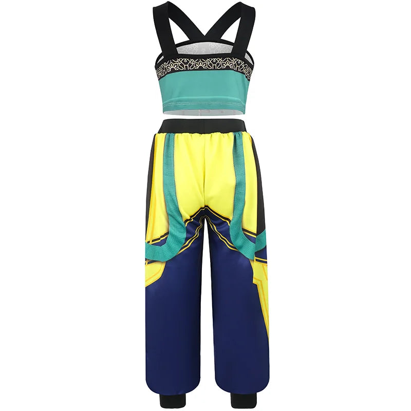 Girls Cosplay Costume Set 3PCS Kids Carnival Party Outfit