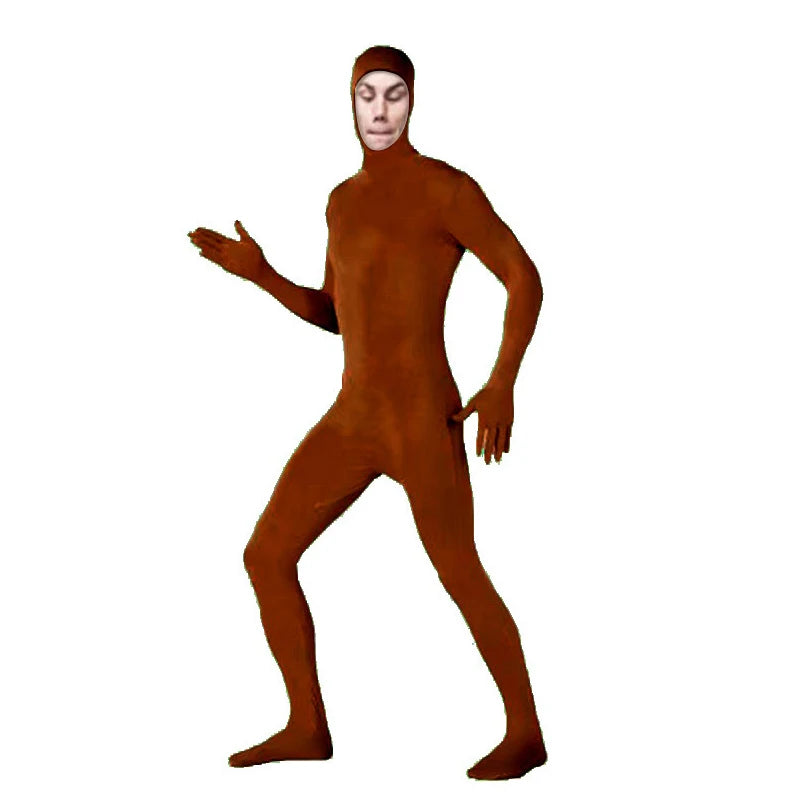 Invisible Jumpsuit Zentai Cosplay Bodysuit Halloween Costume