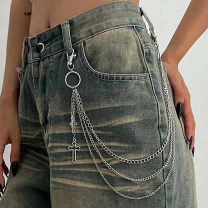 A bold chain accessory for jeans, streetwear outfits, parties, and everyday styling.