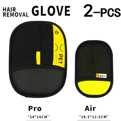 Pet Hair Remover Glove – Reusable Grooming Mitt with Lint Brush