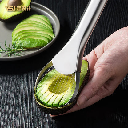 Avocado Knife Gadget – Stainless Steel Fruit & Vegetable Cutter