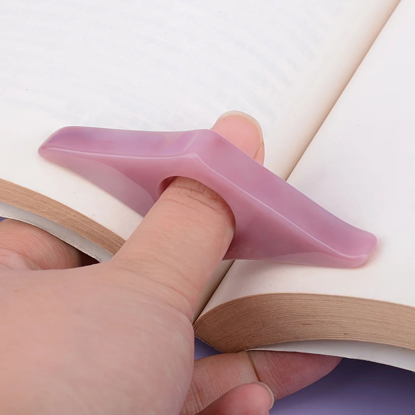 Thumb Book Stand Reading Aid for Comfortable One-Hand Reading