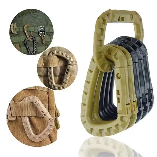 Tactical Carabiner Clip D Ring Backpack Utility Hook
