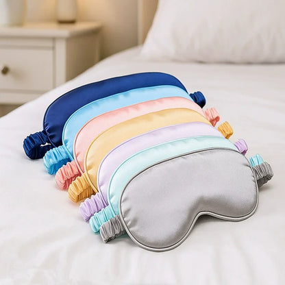 Silk Sleep Eye Mask Double-Sided Light Blocking Mask