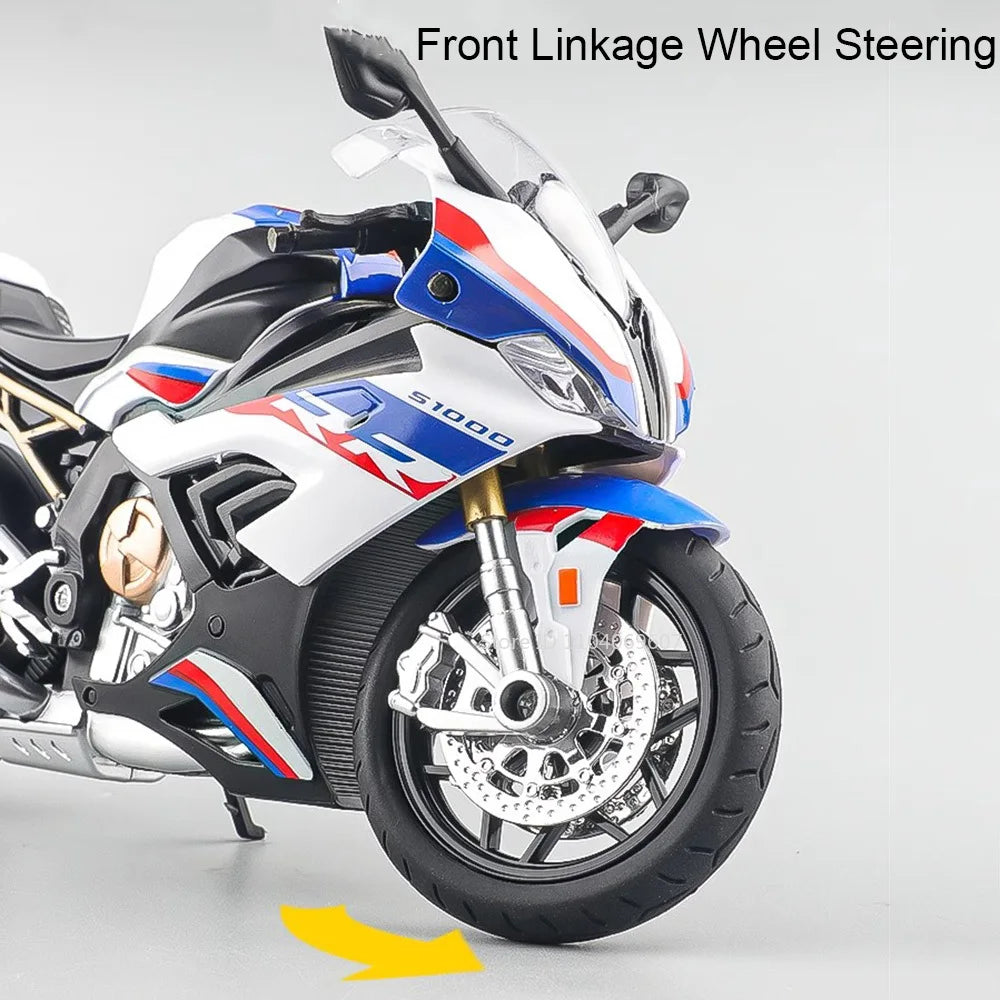 Diecast Motorcycle Model 1:12 Alloy S1000RR Ninja H2R Toy