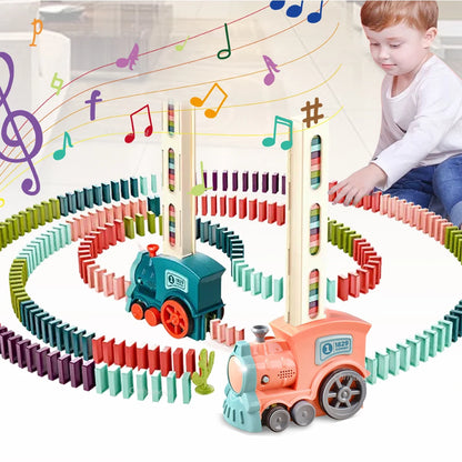 Train for Kids Automatic Electric Domino Set