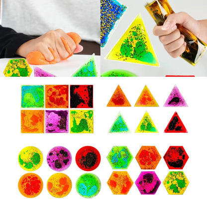 Sensory Gel Liquid Motion Tiles – 6-Piece Set