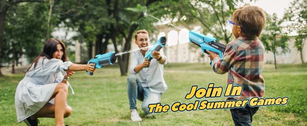 Rechargeable Electric Water Gun Powerful Automatic Water Blaster