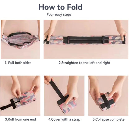 Foldable Reusable Shopping Bag – Lightweight Grocery & Travel Tote
