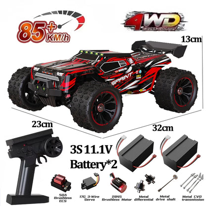 9522PRO 1:16 Brushless 4WD RC Car – 85KM/H High-Speed Off-Road Racing Drift Truck