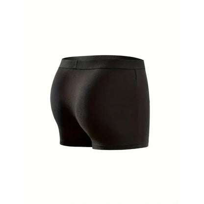 Men's Boxer Shorts 10PCS Breathable Stretch Black Underwear