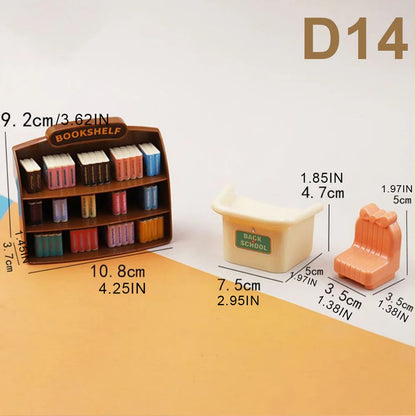 Miniature Dollhouse Furniture 1:12 Pretend Play Accessories