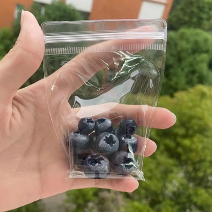 Blueberry Squeeze Toy – Squishy Fruit Keychain Fidget Ornament