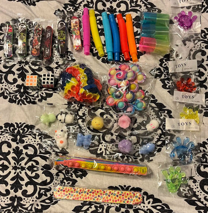 60 Pack Party Favors – Fidget Toys for Kids & Events