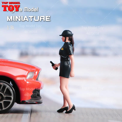 1/64 Miniature Figures Model Car Accessories Scene People Set
