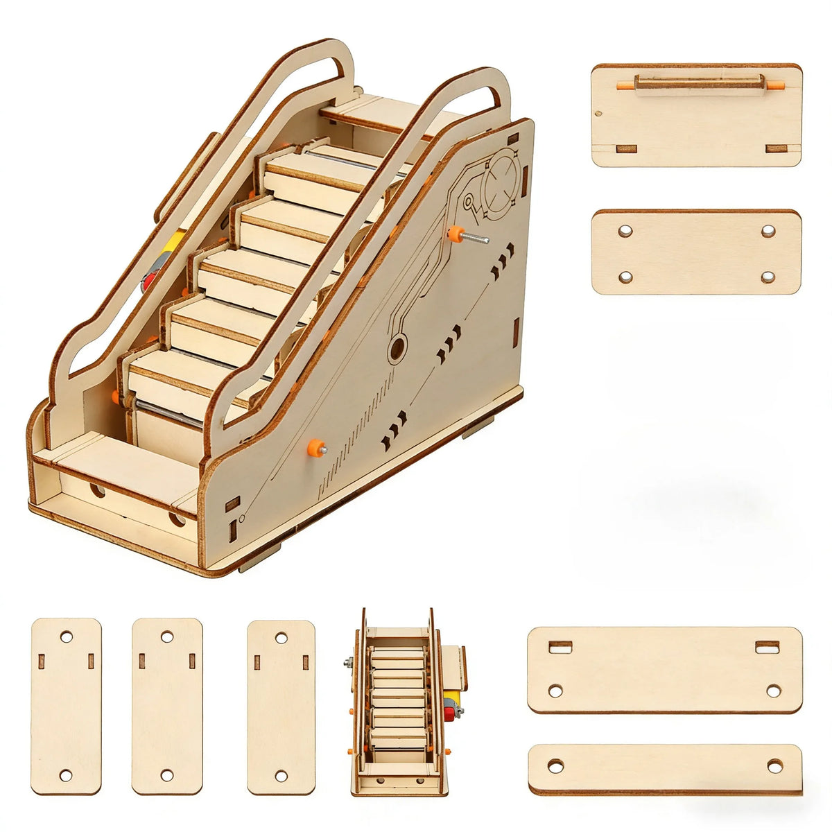 DIY Escalator Assembly Toy STEM Science Educational Model Kit