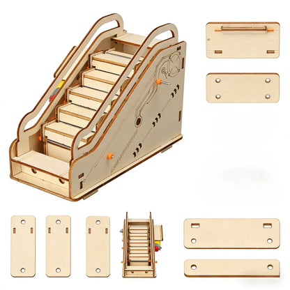 DIY Escalator Assembly Toy STEM Science Educational Model Kit