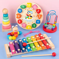 Montessori Wooden 3D Puzzle Toy for Early Learning