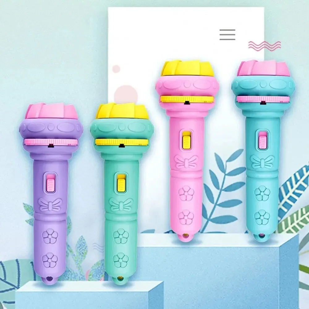 Kids Projection Flashlight Toy with 80 Cartoon Images