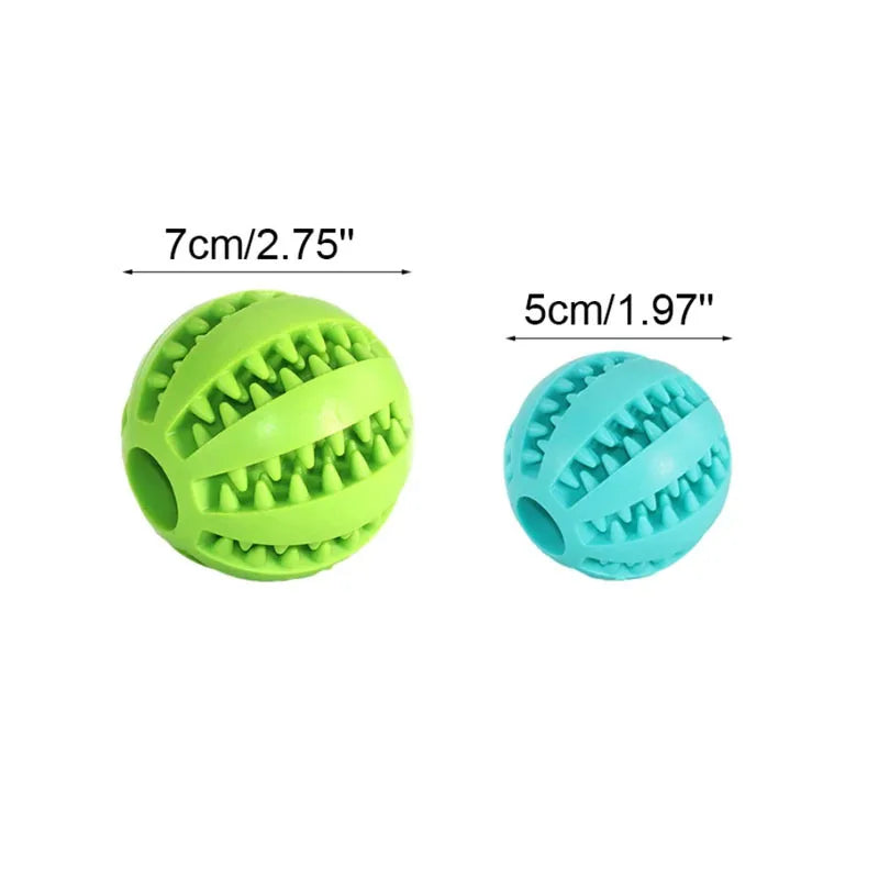 Interactive Dog Ball – Chew, Treat & Dental Toy