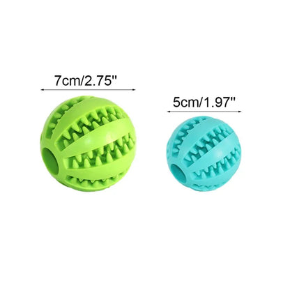 Interactive Dog Ball – Chew, Treat & Dental Toy