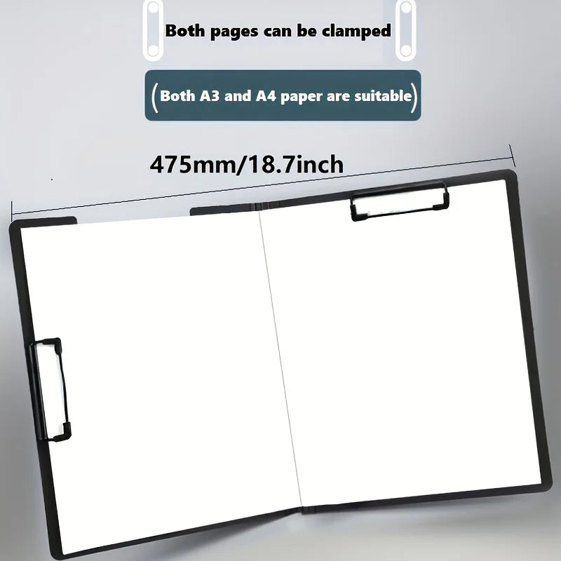 A4 File Folder With Clipboard Cover