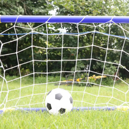 Portable Soccer Goal Set with Ball, Net & Pump