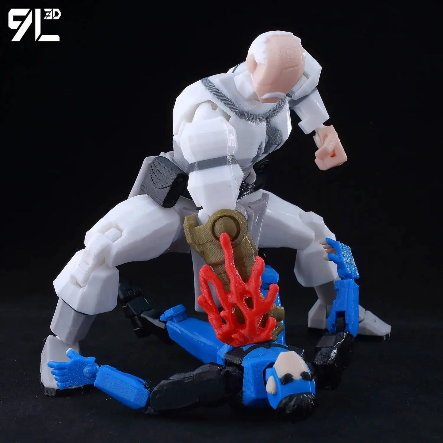 Invincible Boy Action Figure 14cm 3D Printed Poseable Model