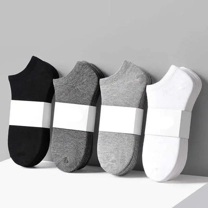Men's Ankle Socks Breathable Cotton Sports Socks 5 Pairs