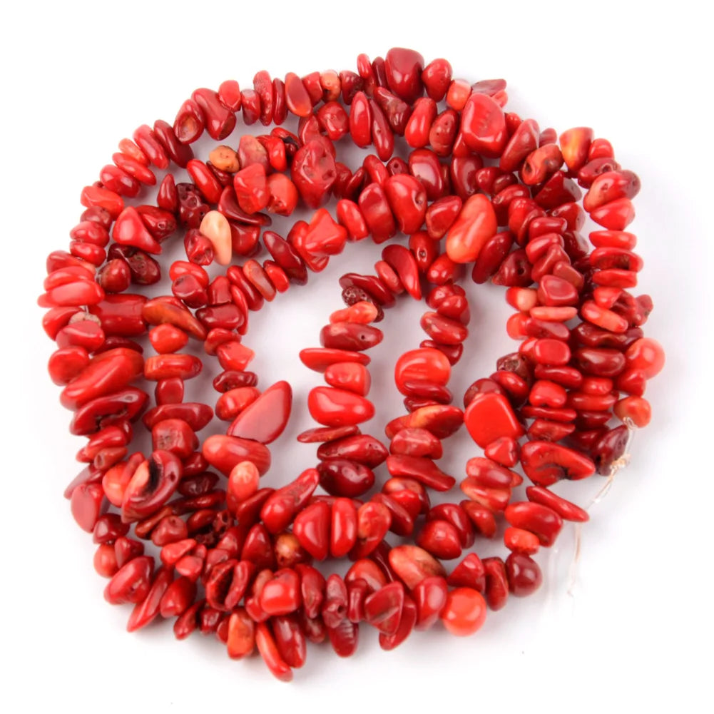 Natural Stone Chip Beads Irregular Gemstone Beads 15 Inch Strand