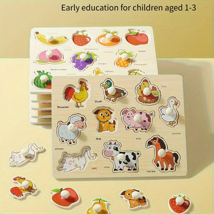 Montessori Shape Matching Puzzle Board Geometry Learning Toy