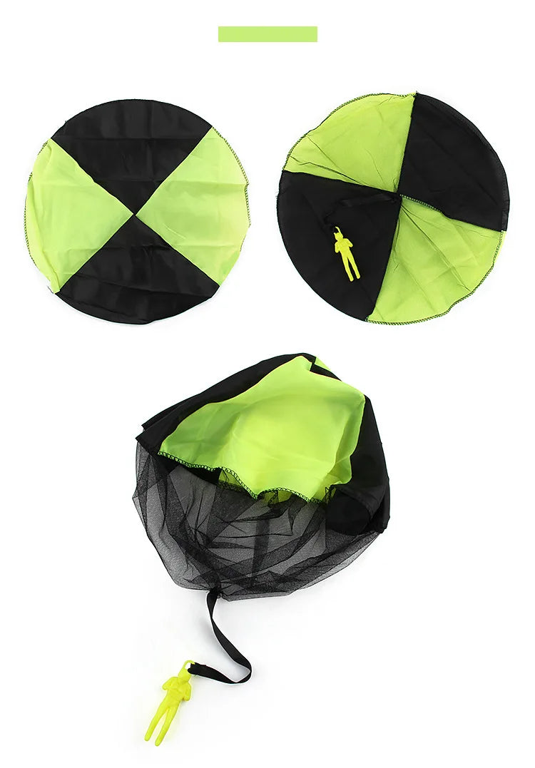 Toy Parachute with Mini Soldier Outdoor Throwing Game