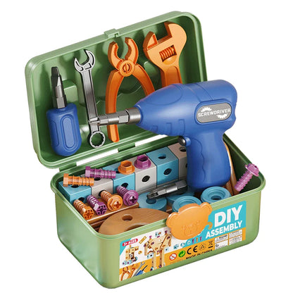 Nut and Bolt Puzzle Toy DIY Screw Assembly Educational Tool Set