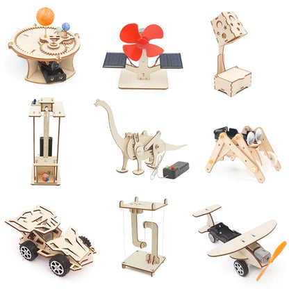 STEM Science Kit DIY Wooden Educational Learning Toy
