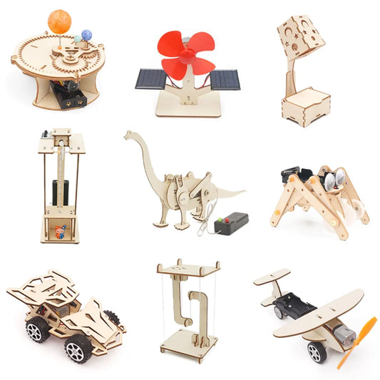 STEM Science Kit DIY Wooden Educational Learning Toy
