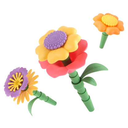 Flower Garden Building Toy STEM Building Blocks Set for Kids