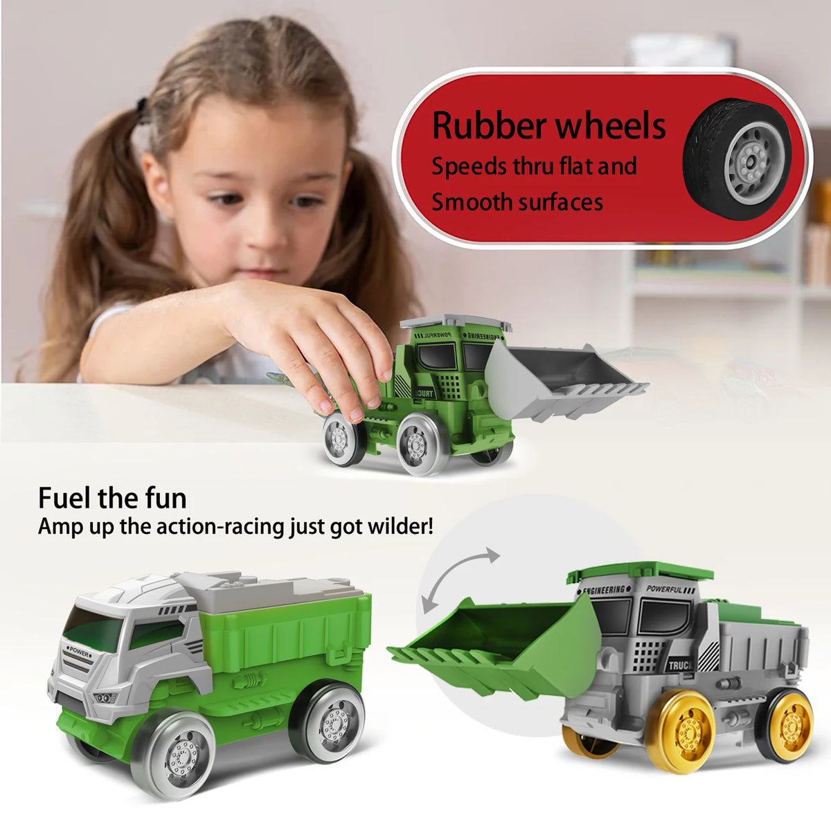 Dinosaur Racing Car Track Set
