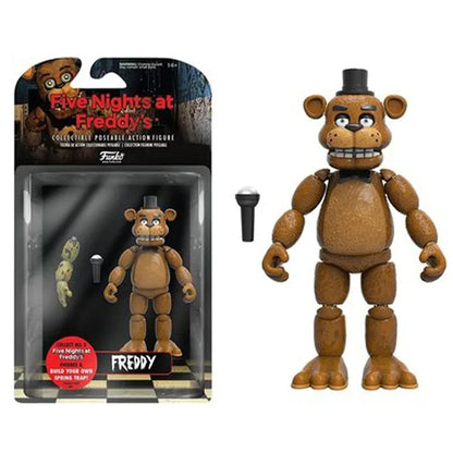 14cm Horror Bear Action Figure Movable PVC Collectible Toy