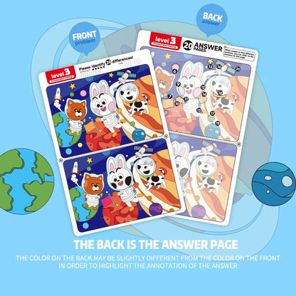 Find the Difference Game Concentration Training Puzzle Set