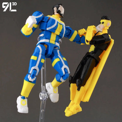 Invincible Boy Action Figure 14cm 3D Printed Poseable Model