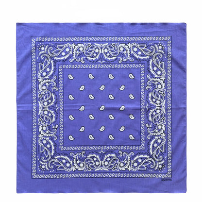 Oversized Paisley Bandana 70cm Cotton Hip Hop Head Scarf