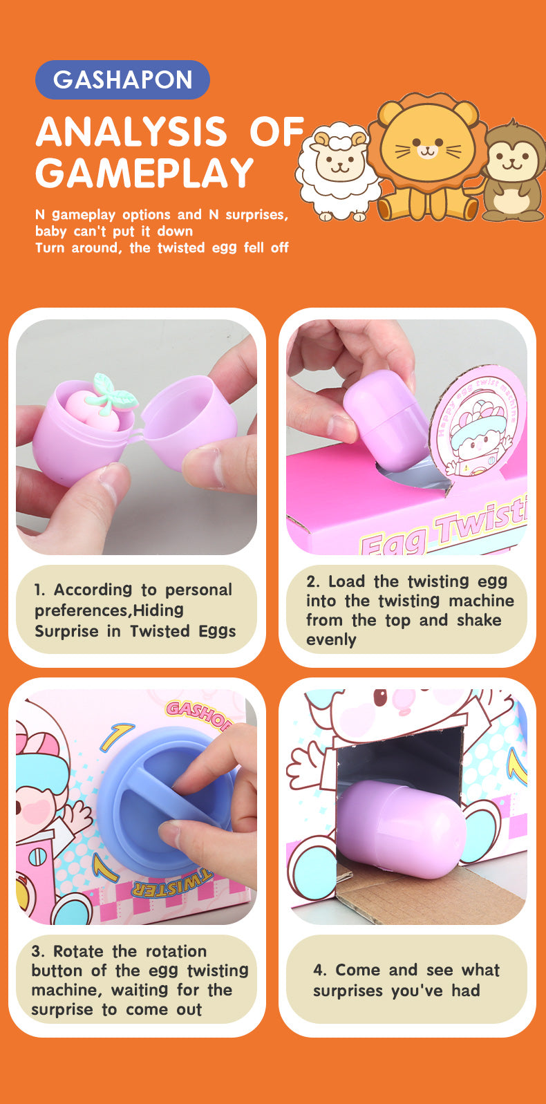 Kids Claw Machine Capsule Toy – Surprise Prize Game