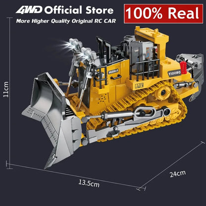 4WD RC Excavator Dump Truck Bulldozer 1:20 Remote Control Toy