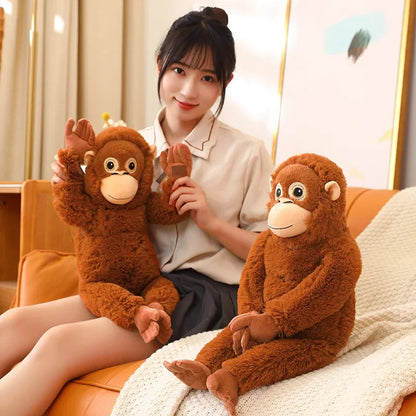 Monkey Plush Toy – Soft Gorilla Stuffed Animal Doll 66cm