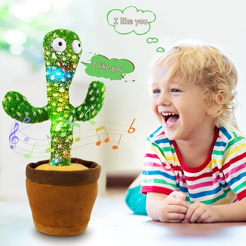 Dancing Cactus Talking Plush – Singing & Voice Repeat Toy