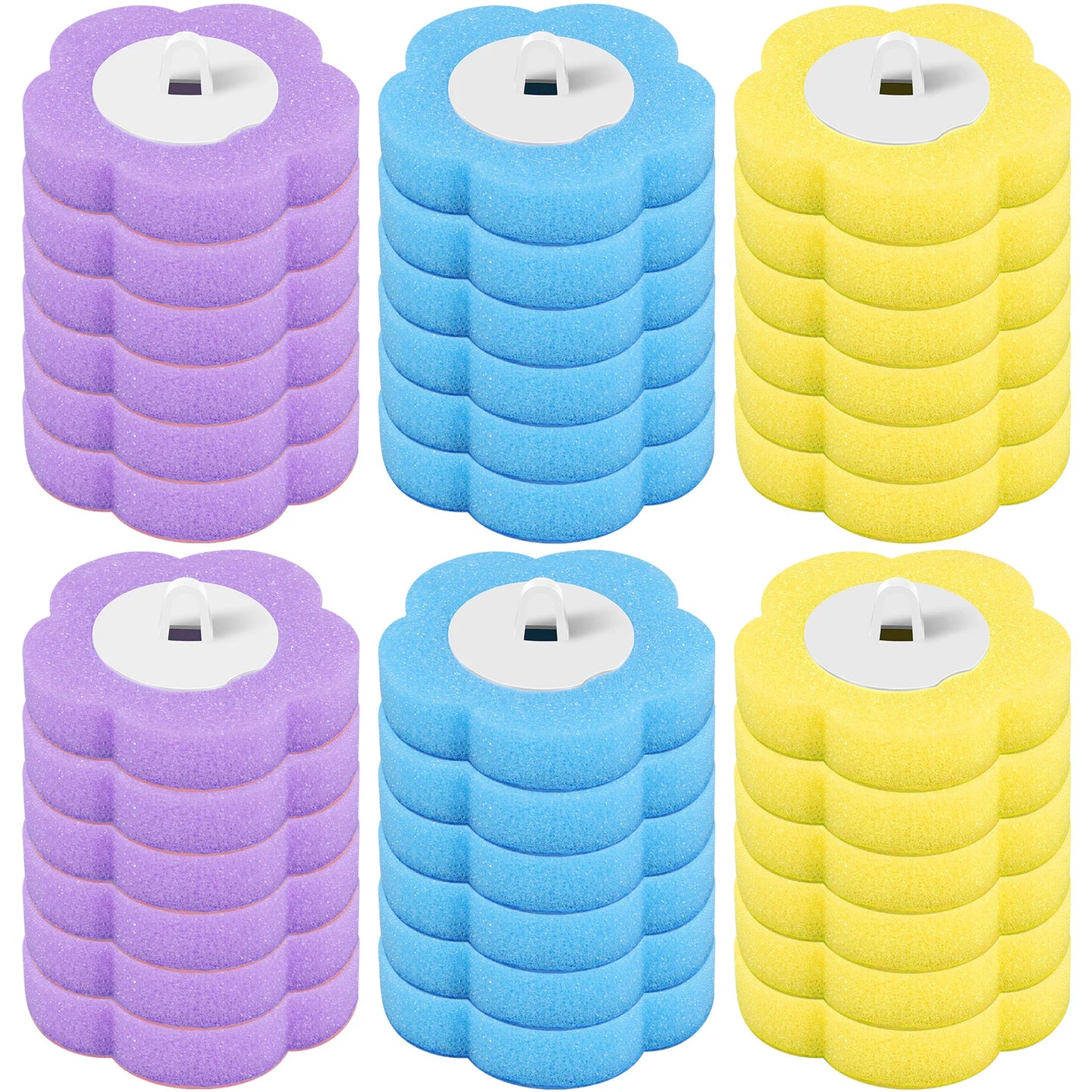 Disposable Toilet Brush Set with Holder & Refills
