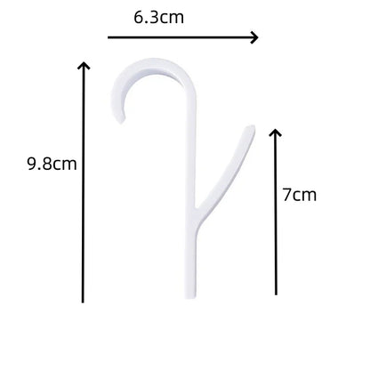 Radiator Towel Hooks Bathroom Heated Rail Hangers 2/6PCS